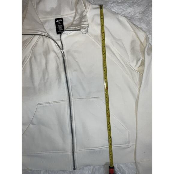 AVIA Ivory Organic Cotton Mock Neck Full Zip Jacket Women’s -SIZE XXL/20 - Picture 5 of 6
